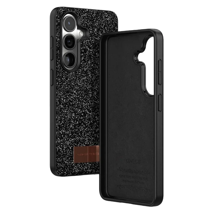 Mey İthalat®  Samsung Galaxy S26 Plus Bright Simli Kapak - Siyah