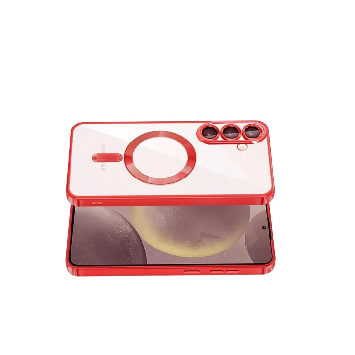 Mey İthalat®  Samsung Galaxy S26 Plus Kross Magneticsafe Kapak - Kırmızı