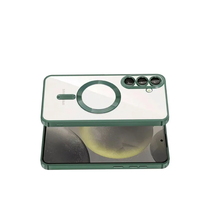 Mey İthalat®  Samsung Galaxy S26 Plus Kross Magneticsafe Kapak - Koyu Yeşil