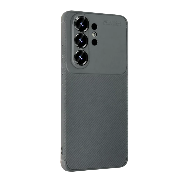 Mey İthalat®  Samsung Galaxy S26 Ultra Auto Focus Karbon Kapak - Gri