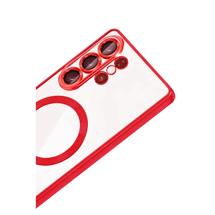 Mey İthalat®  Samsung Galaxy S26 Ultra Kross Magneticsafe Kapak - Kırmızı