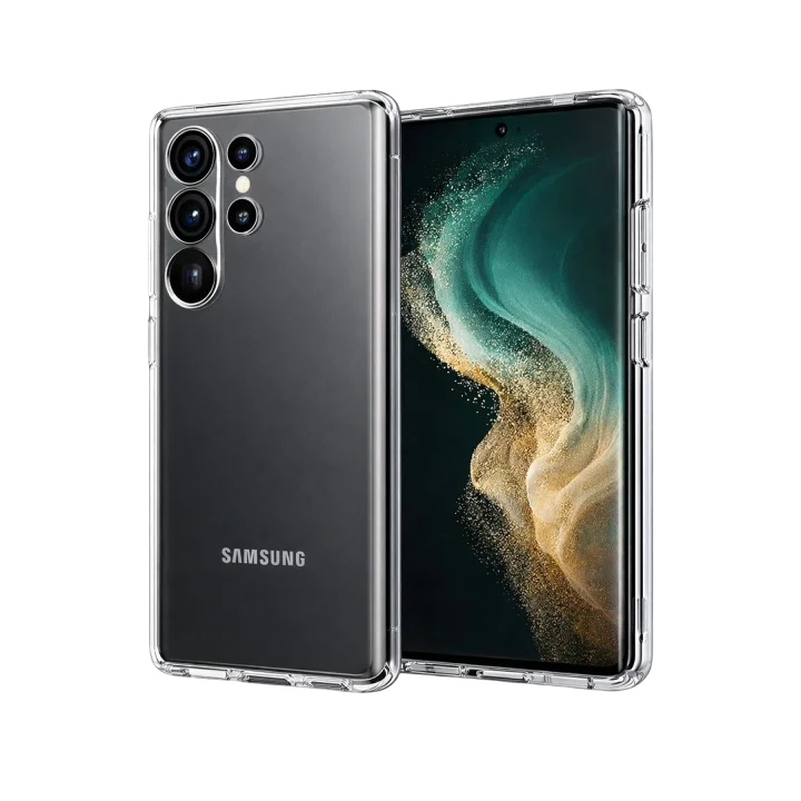 Mey İthalat®  Samsung Galaxy S26 Ultra Lüx Şeffaf Silikon - Şeffaf