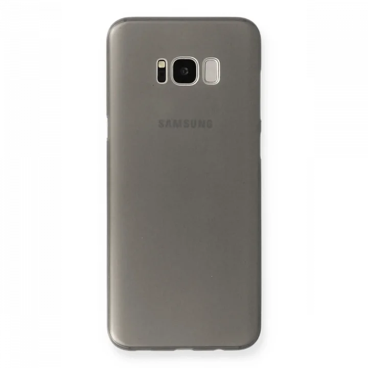 Mey İthalat®  Samsung Galaxy S8 Plus Kılıf PP Ultra İnce Kapak - Beyaz