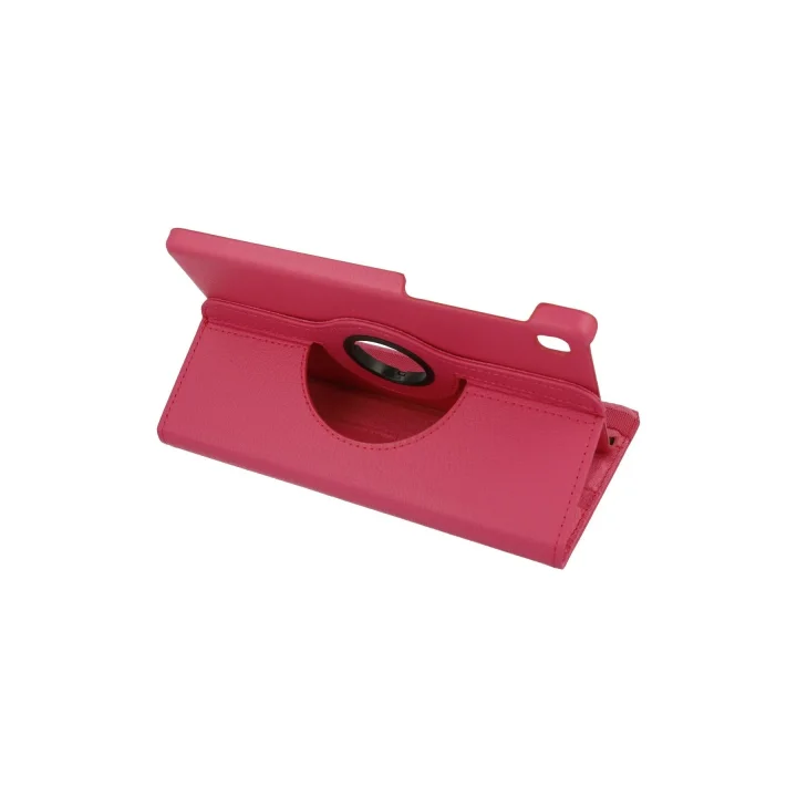 Mey İthalat®  Samsung Galaxy T220 Tab A7 Lite 8.7 Kılıf 360 Tablet Deri Kılıf - Pembe