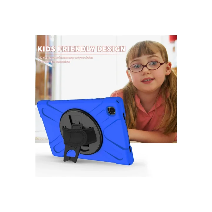 Mey İthalat®  Samsung Galaxy T220 Tab A7 Lite 8.7 Kılıf Amazing Tablet Kapak - Mavi