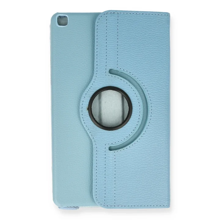 Mey İthalat®  Samsung Galaxy T290 Tab A 8 Kılıf 360 Tablet Deri Kılıf - Turkuaz