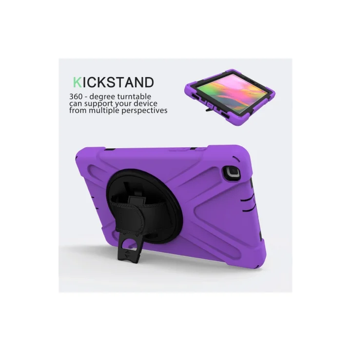 Mey İthalat®  Samsung Galaxy T290 Tab A 8 Kılıf Amazing Tablet Kapak - Mor