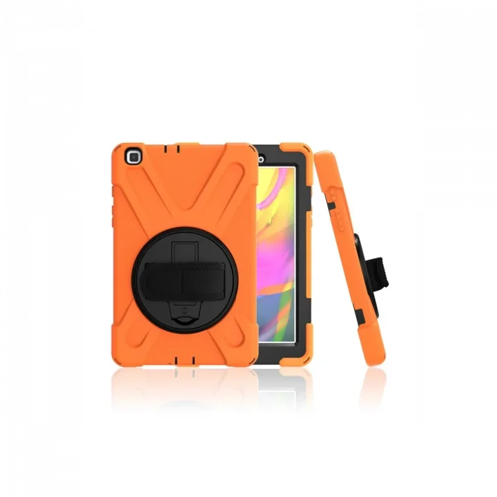 Mey İthalat®  Samsung Galaxy T290 Tab A 8 Kılıf Amazing Tablet Kapak - Turuncu