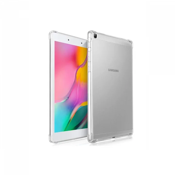 Mey İthalat®  Samsung Galaxy T290 Tab A 8 Kılıf Anti Shock Tablet Silikon - Şeffaf