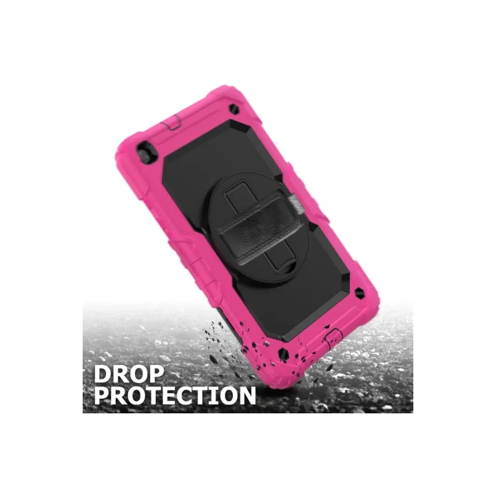 Mey İthalat®  Samsung Galaxy T290 Tab A 8 Kılıf Pars Tablet Kapak - Pembe