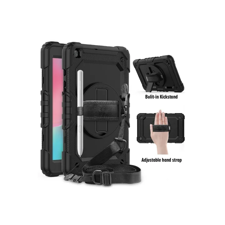 Mey İthalat®  Samsung Galaxy T290 Tab A 8 Kılıf Pars Tablet Kapak - Siyah