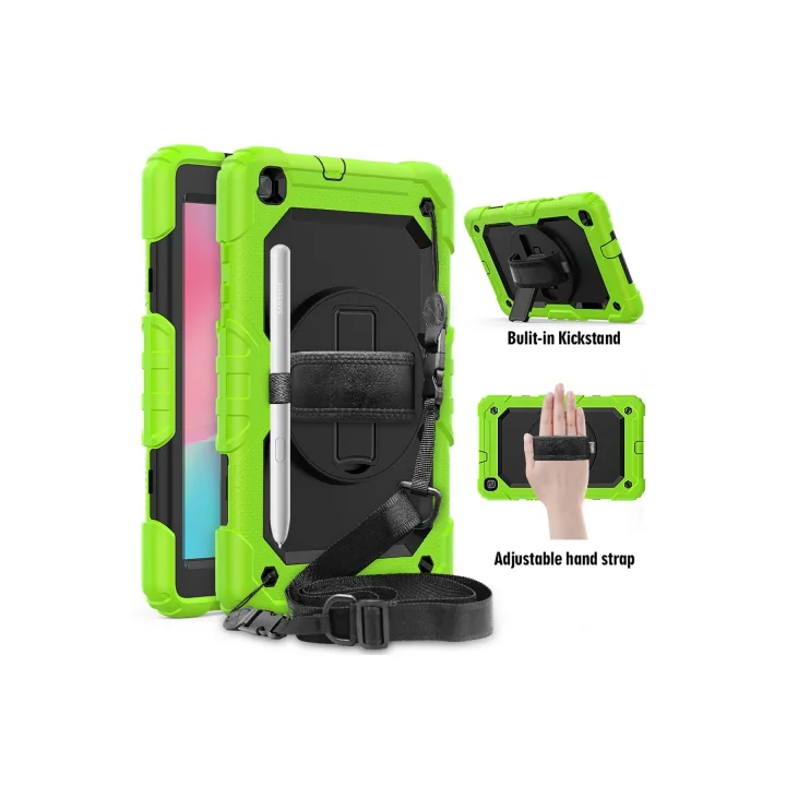 Mey İthalat®  Samsung Galaxy T290 Tab A 8 Kılıf Pars Tablet Kapak - Yeşil