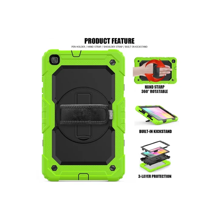 Mey İthalat®  Samsung Galaxy T290 Tab A 8 Kılıf Pars Tablet Kapak - Yeşil