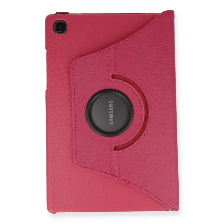 Mey İthalat®  Samsung Galaxy T500 Tab A7 10.4 Kılıf 360 Tablet Deri Kılıf - Pembe