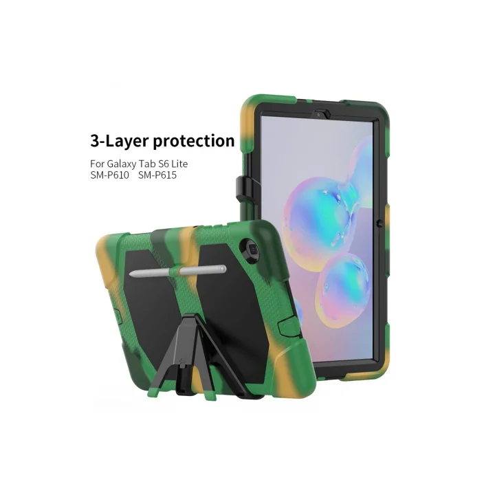 Mey İthalat®  Samsung Galaxy T500 Tab A7 10.4 Kılıf Griffin Tablet Kapak - Kamuflaj