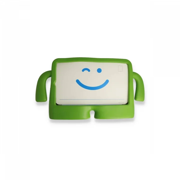 Mey İthalat®  Samsung Galaxy T500 Tab A7 10.4 Kılıf Karakter Tablet Silikon - Yeşil