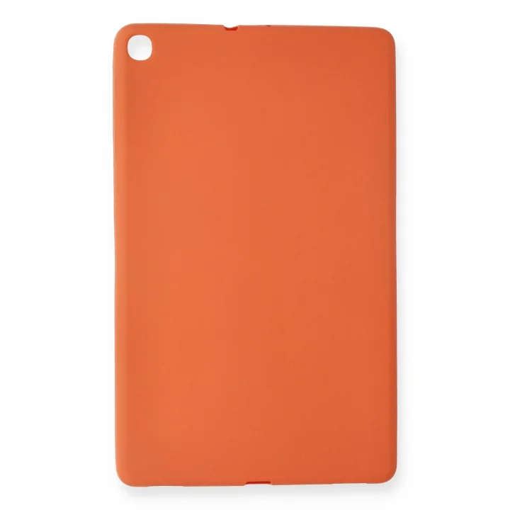 Mey İthalat®  Samsung Galaxy T510 Tab A 10.1 Kılıf Evo Tablet Silikon - Turuncu