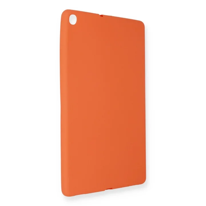 Mey İthalat®  Samsung Galaxy T510 Tab A 10.1 Kılıf Evo Tablet Silikon - Turuncu