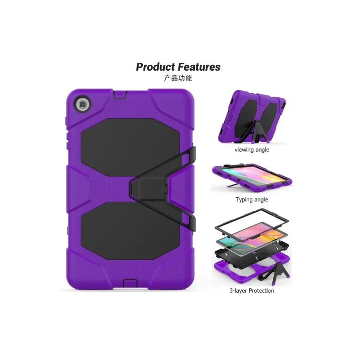 Mey İthalat®  Samsung Galaxy T510 Tab A 10.1 Kılıf Griffin Tablet Kapak - Mor