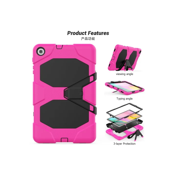 Mey İthalat®  Samsung Galaxy T510 Tab A 10.1 Kılıf Griffin Tablet Kapak - Pembe