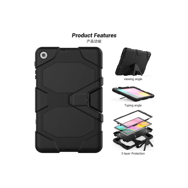 Mey İthalat®  Samsung Galaxy T510 Tab A 10.1 Kılıf Griffin Tablet Kapak - Siyah