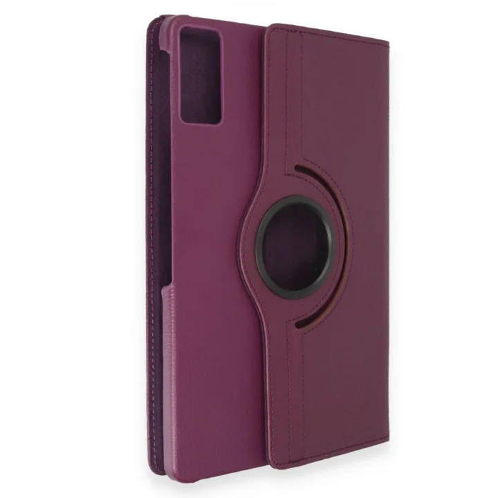 Mey İthalat®  Samsung Galaxy T550 Tab A 9.7 Kılıf 360 Tablet Deri Kılıf - Mürdüm