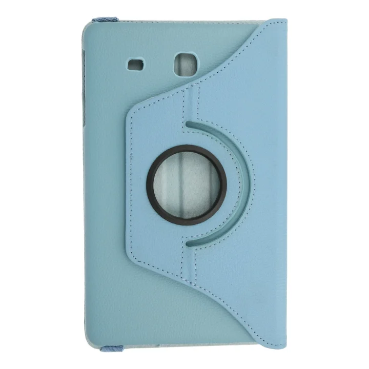 Mey İthalat®  Samsung Galaxy T560 Tab E 9.7 Kılıf 360 Tablet Deri Kılıf - Turkuaz