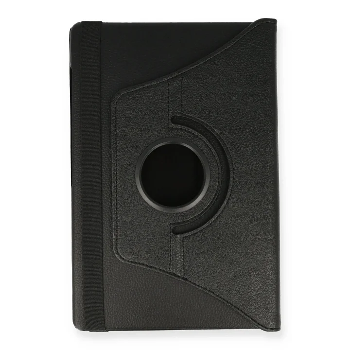 Mey İthalat®  Samsung Galaxy T720 Tab S5e 10.5 Kılıf 360 Tablet Deri Kılıf - Siyah
