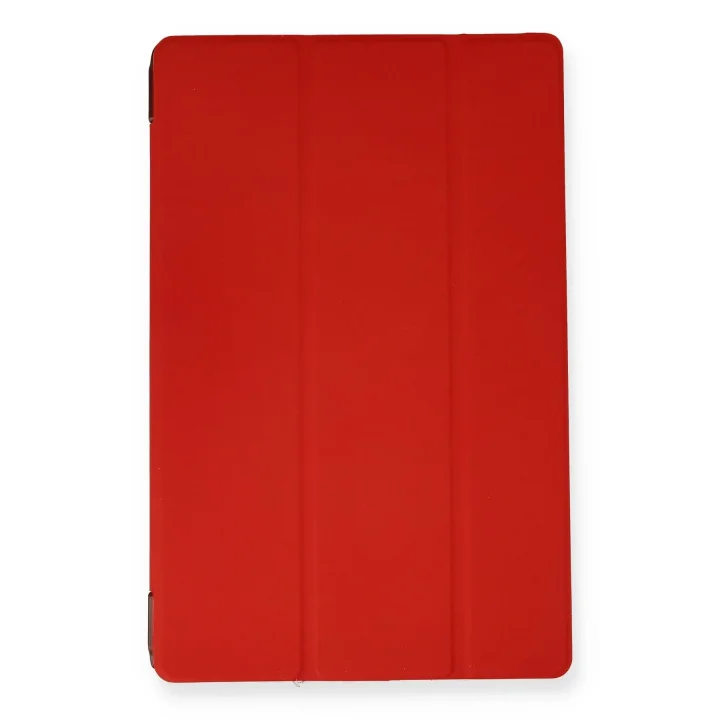 Mey İthalat®  Samsung Galaxy T970 Tab S7 Plus 12.4 Kılıf Tablet Smart Kılıf - Kırmızı