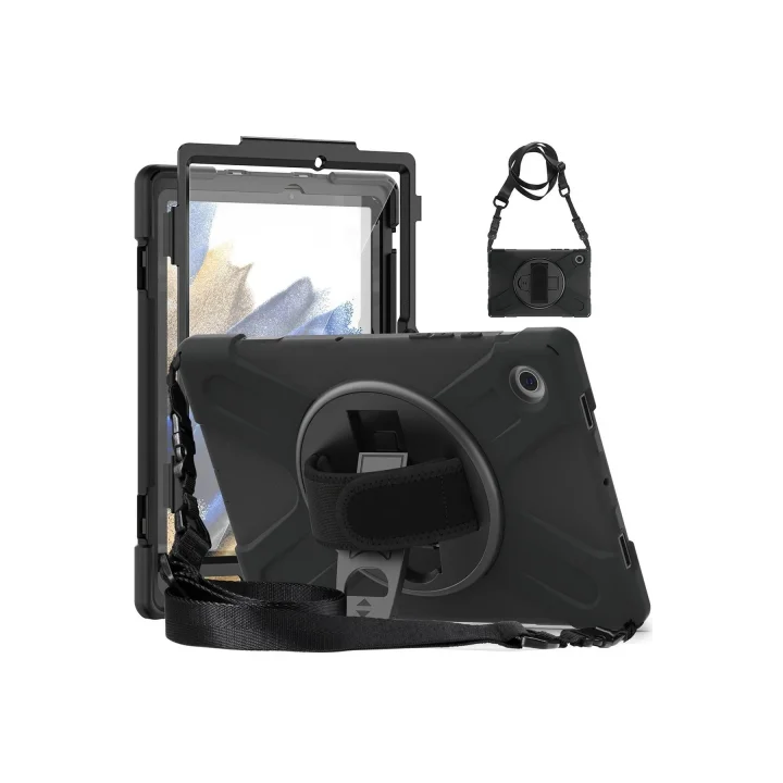 Mey İthalat®  Samsung Galaxy Tab A9 Kılıf Amazing Tablet Kapak - Siyah