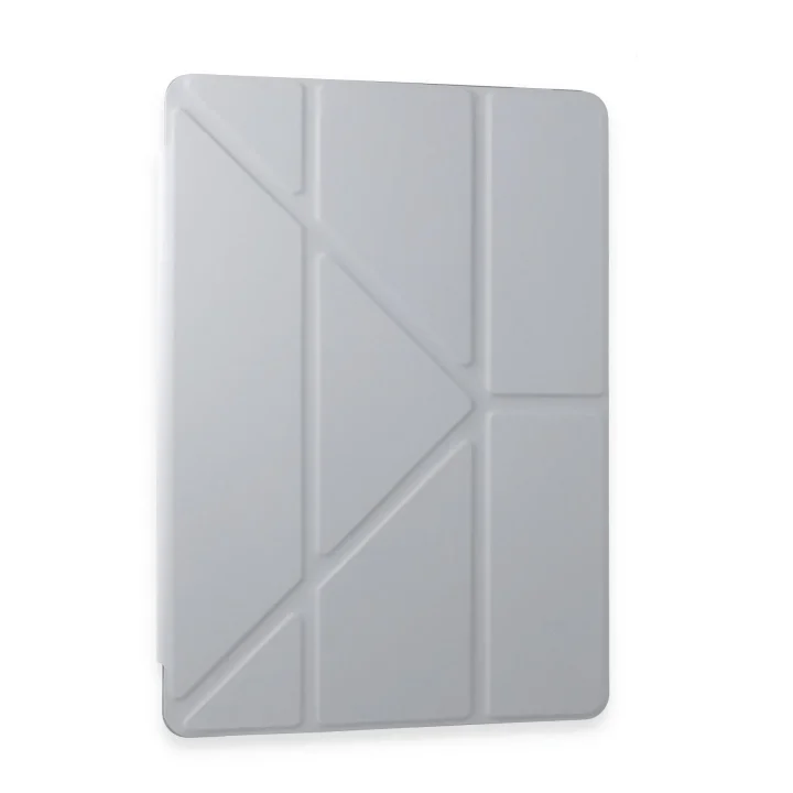 Mey İthalat®  Samsung Galaxy Tab A9 Kılıf Kalemlikli Mars Tablet Kılıfı - Gri