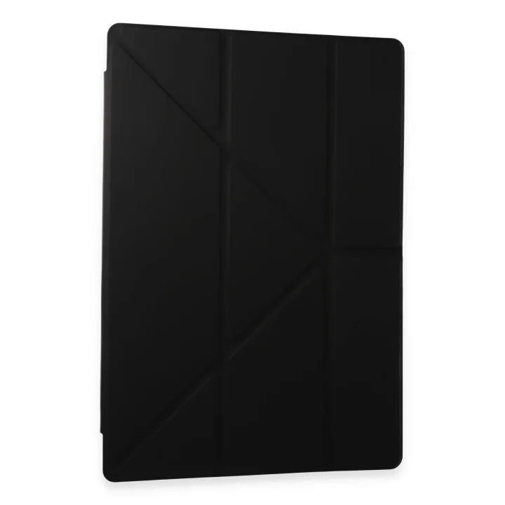 Mey İthalat®  Samsung Galaxy Tab A9 Kılıf Kalemlikli Mars Tablet Kılıfı - Siyah