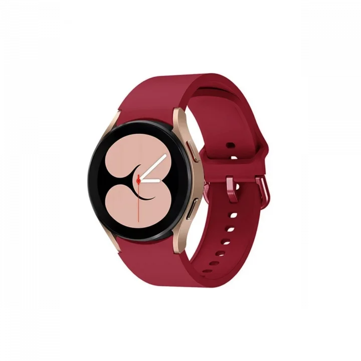 Mey İthalat®  Samsung Galaxy Watch 4 Klasik Kordon - Mürdüm