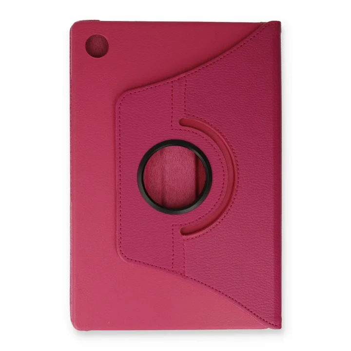 Mey İthalat®  Samsung Galaxy X200 Tab A8 10.5 Kılıf 360 Tablet Deri Kılıf - Pembe