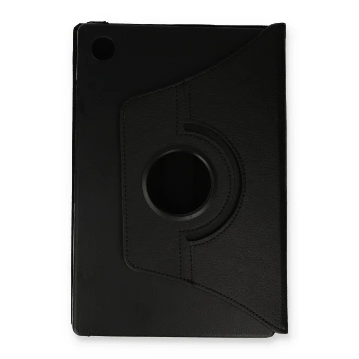 Mey İthalat®  Samsung Galaxy X200 Tab A8 10.5 Kılıf 360 Tablet Deri Kılıf - Siyah