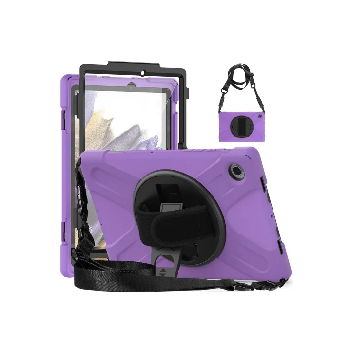 Mey İthalat®  Samsung Galaxy X200 Tab A8 10.5 Kılıf Amazing Tablet Kapak - Mor