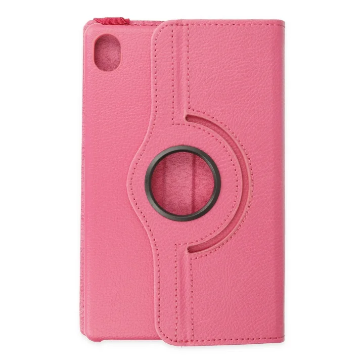 Mey İthalat®  Samsung Galaxy X510 Tab S9 FE 11 Kılıf 360 Tablet Deri Kılıf - Pembe