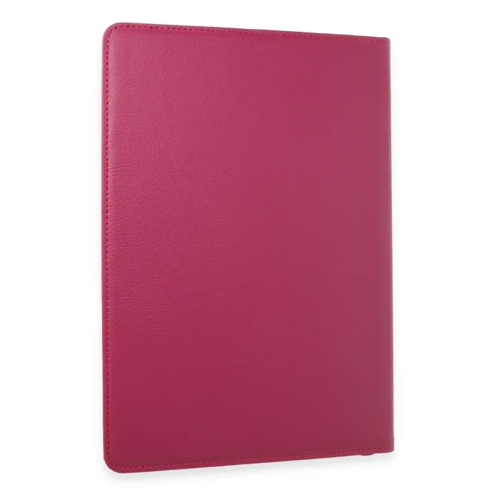 Mey İthalat®  Samsung Galaxy X610 Tab S9 FE Plus 12.4 Kılıf 360 Tablet Deri Kılıf - Pembe