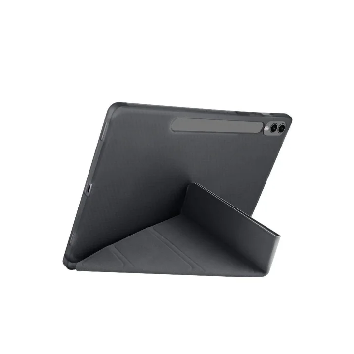 Mey İthalat®  Samsung Galaxy X610 Tab S9 FE Plus 12.4 Kılıf Kalemlikli Mars Tablet Kılıfı - Siyah