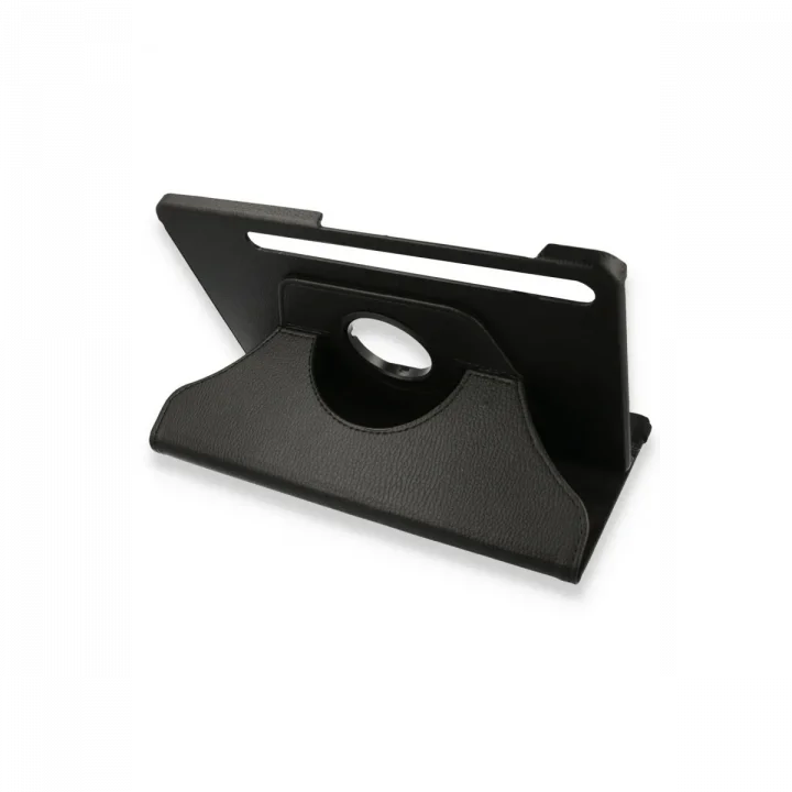 Mey İthalat®  Samsung Galaxy X800 Tab S8 Plus 12.4 Kılıf 360 Tablet Deri Kılıf - Siyah