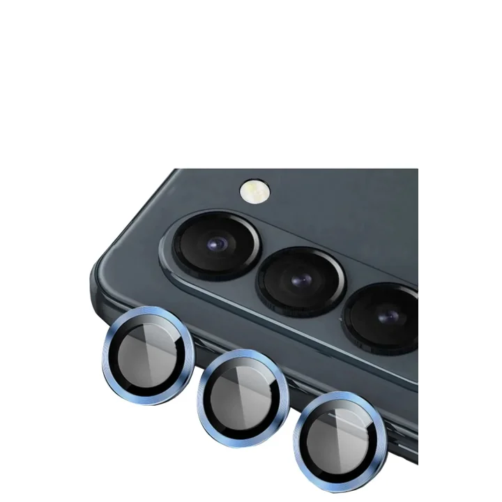 Mey İthalat®  Samsung Galaxy Z Fold 5 Valdez Metal Kamera Lens - Mavi