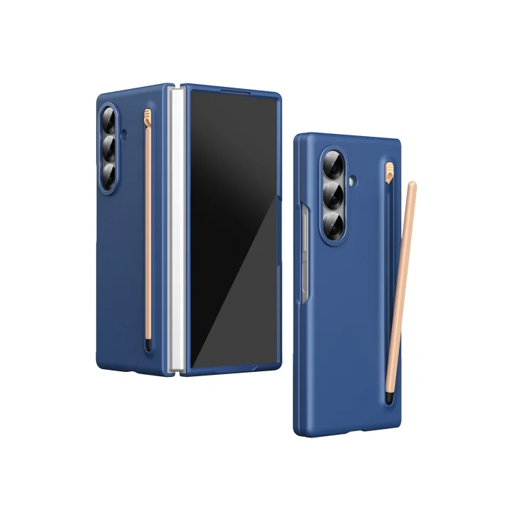 Mey İthalat®  Samsung Galaxy Z Fold 6 Hole Fold Kapak - Lacivert