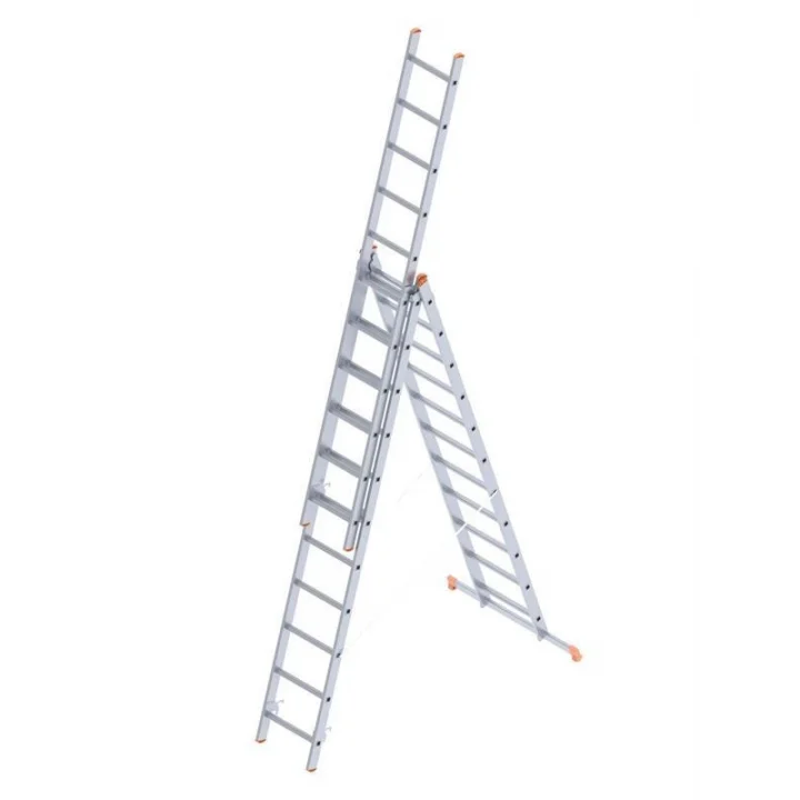 Mey İthalat® Saraylı 3x11 A Tipi Sürgülü Merdiven 9,03 Metre