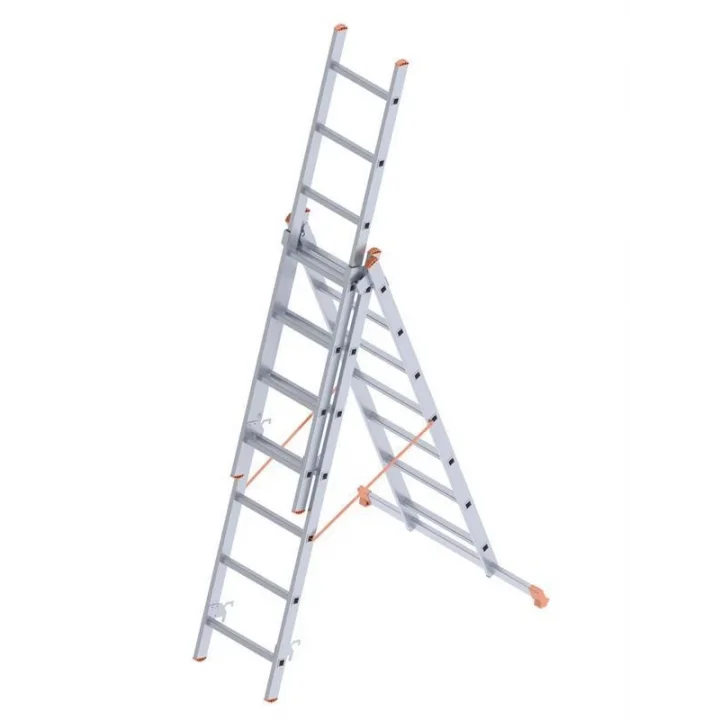 Mey İthalat® Saraylı 3x7 A Tipi Sürgülü Merdiven 5,79 Metre