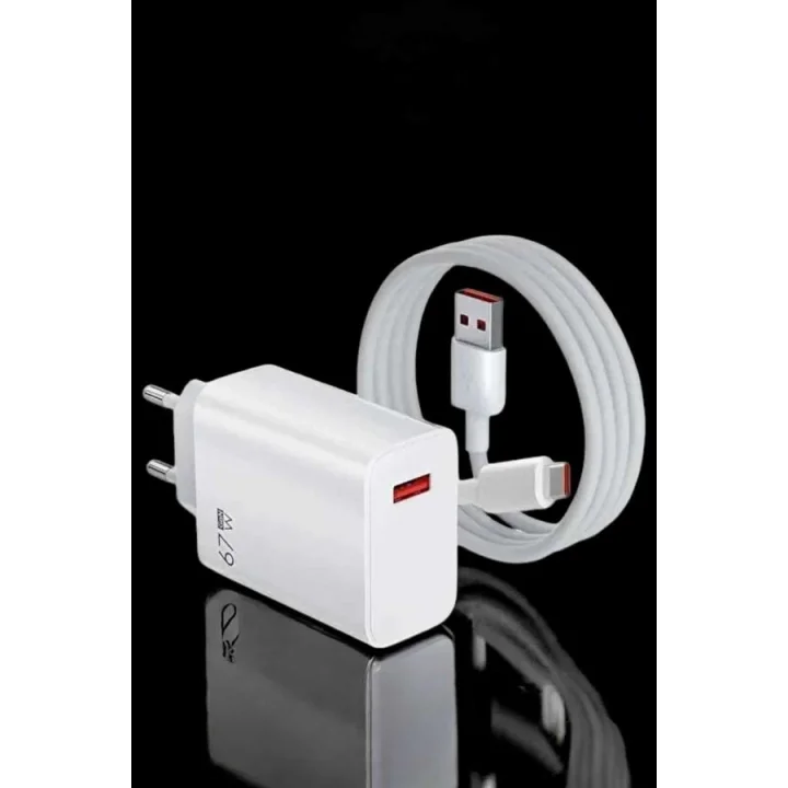 Mey İthalat® Şarj Aleti Turbo Hızlı 67W Type-C Hızlı Şarj