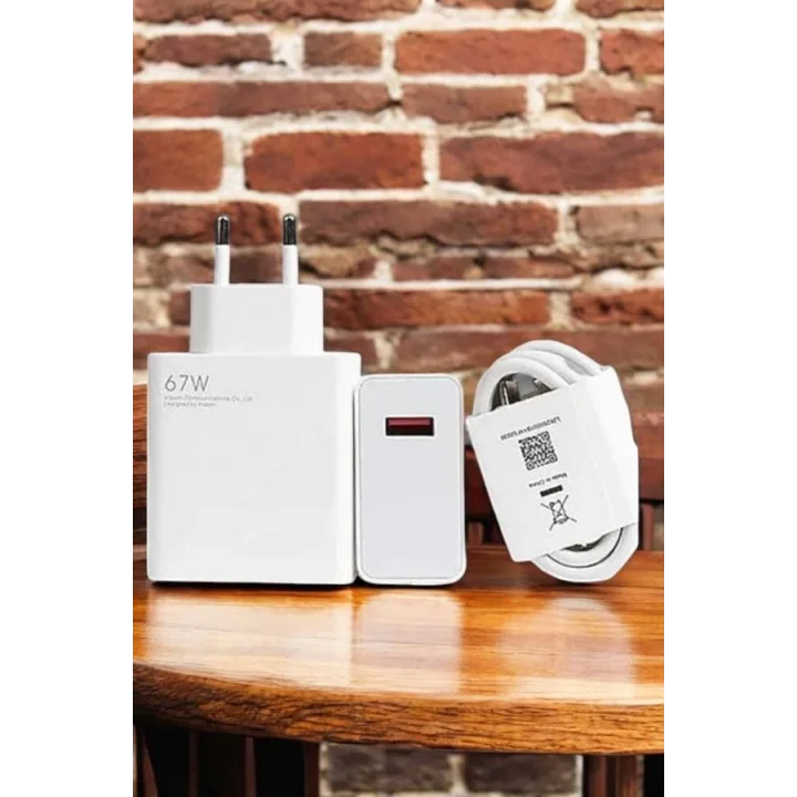 Mey İthalat® Şarj Aleti Turbo Hızlı 67W Type-C Hızlı Şarj