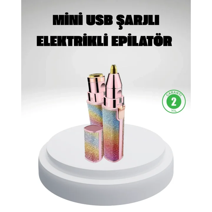 Mey İthalat® Şarjlı Mini Yüz ve Kaş Epilatörü – Ağrısız ve Hassas Temizlik