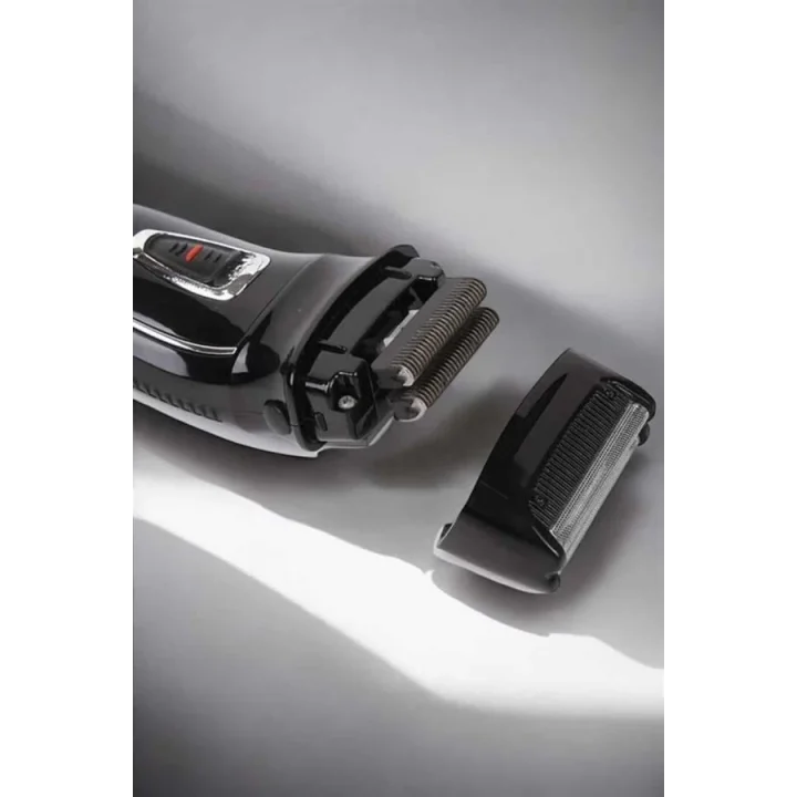 Mey İthalat® Şarjlı Paslanmaz Çelik Bıçaklı ve Kablosuz Saç Sakal Tıraş Makinesi