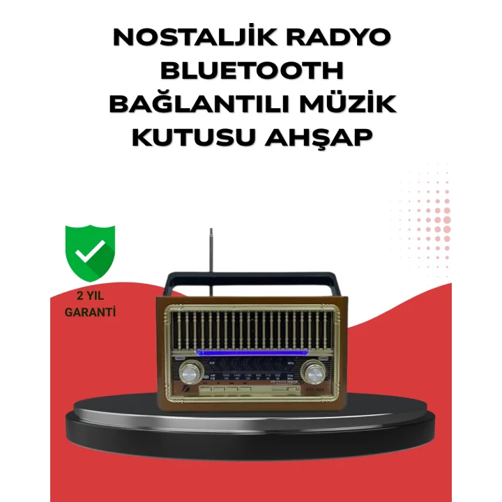 Mey İthalat® Şarjlı Radyo Hoparlör – İç ve Dış Mekan Uyumlu