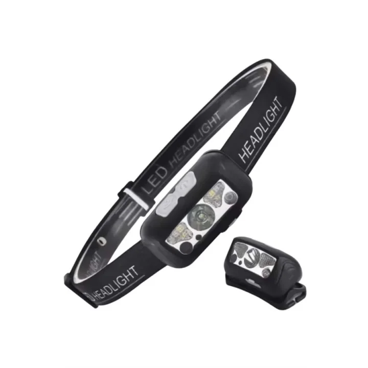 Mey İthalat® Sensörlü Şarjlı Type-c Şarj Işıklı Kafa Lambası Kamp Lambası